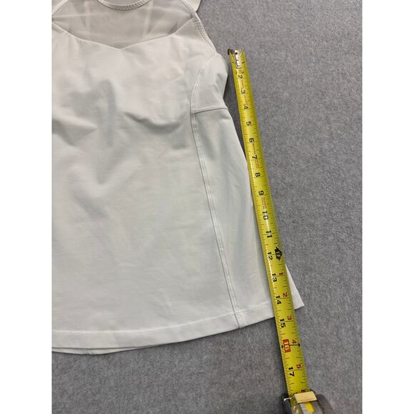 Lululemon White Running in the City Tank  - size 6 - Picture 4 of 9